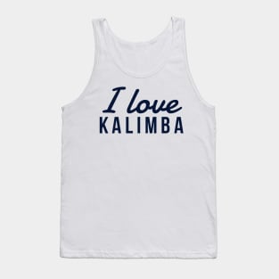 I Love Kalimba Tank Top